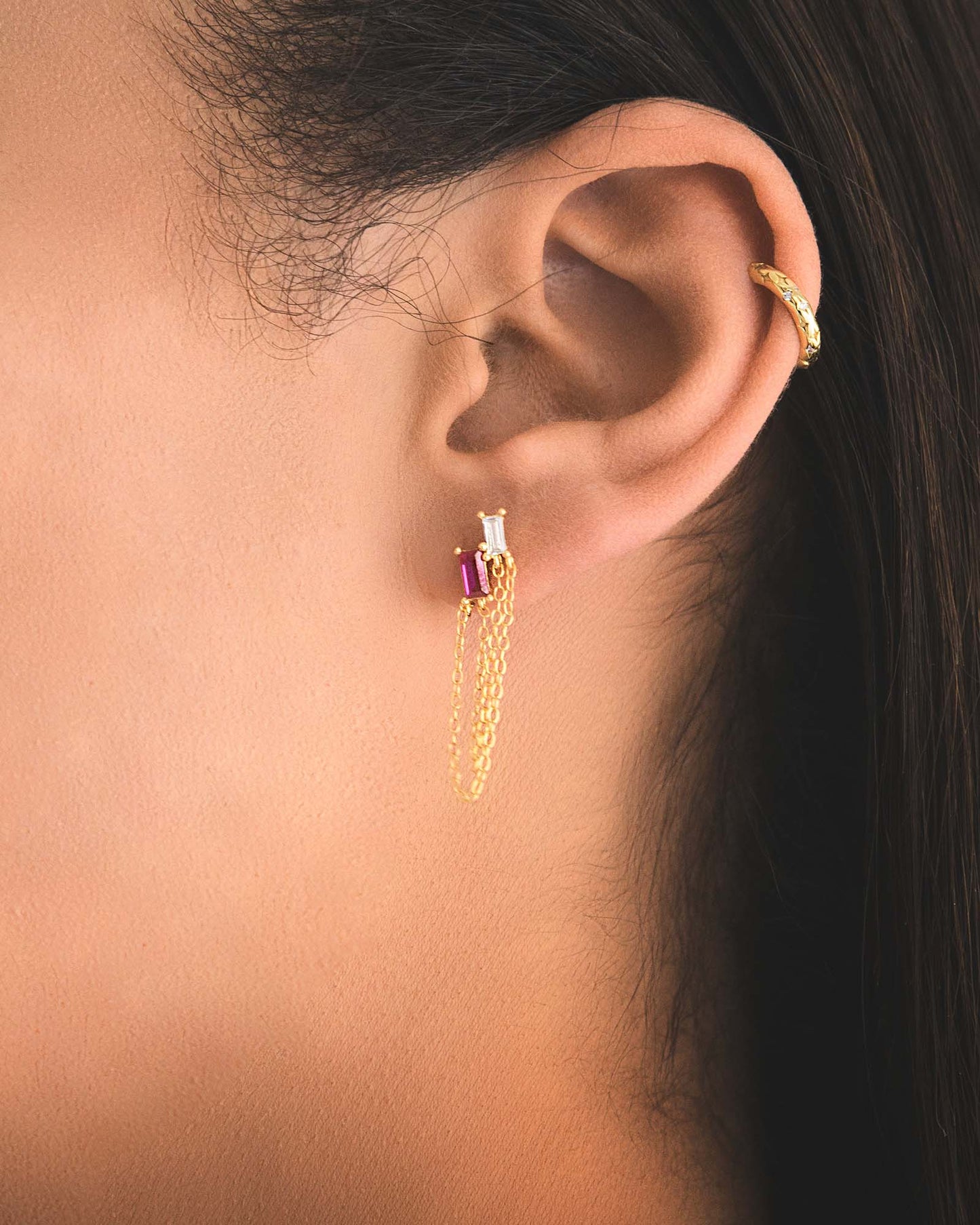 Boucle d'oreille Mené