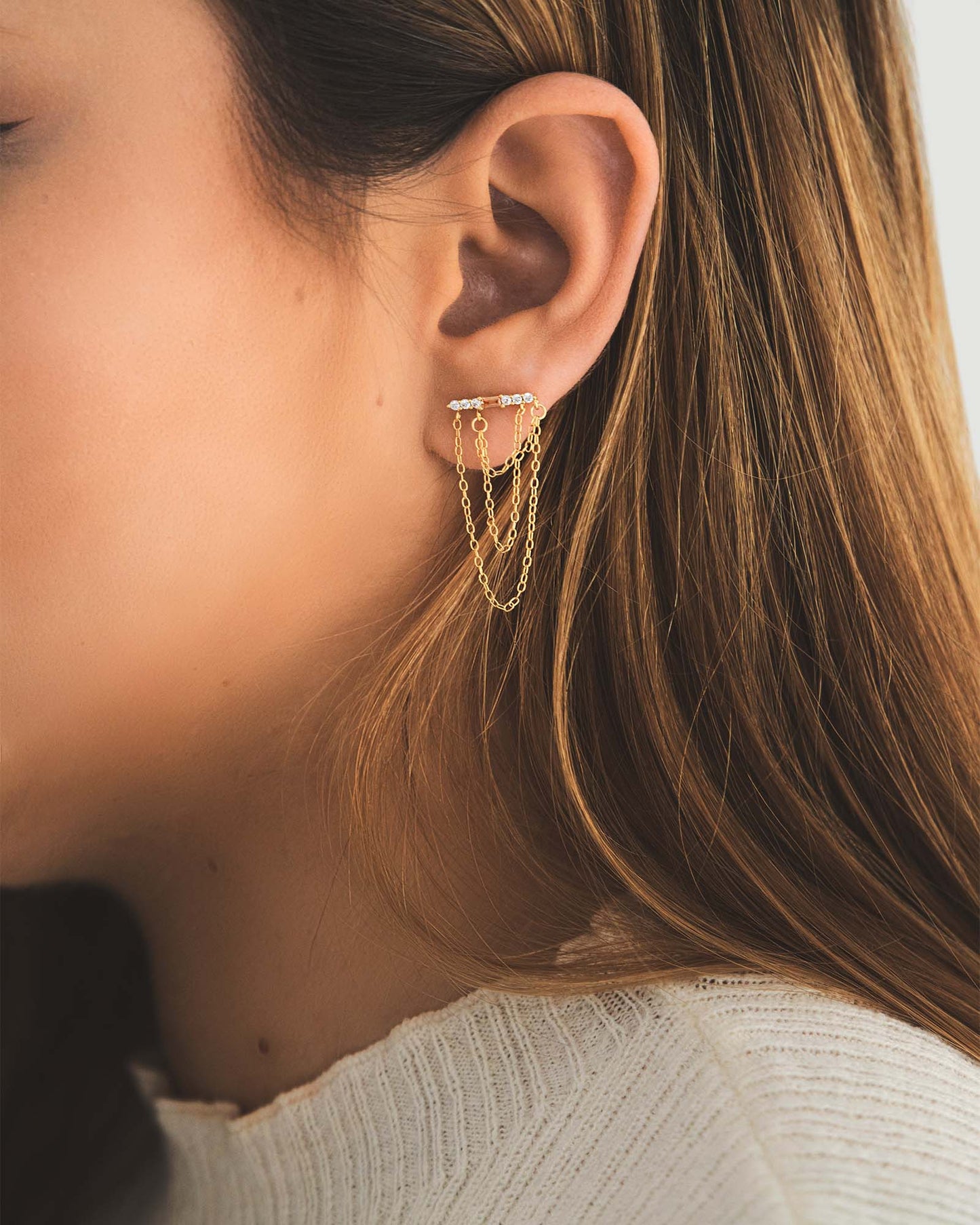 Boucle d'oreille Gema